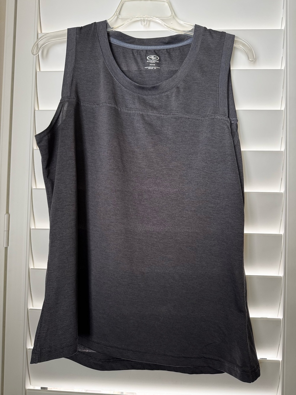 Athletic Works Sleeveless Tank Top - Charcoal Gray